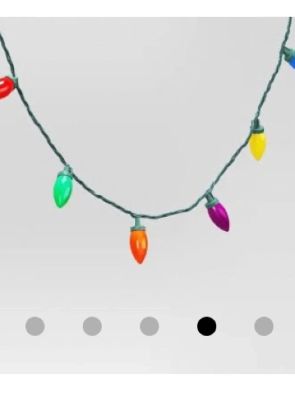 WONDERSHOP NWT Led C9 Classic Glow Christmas String Lights With Wire, 16 ft, Ass